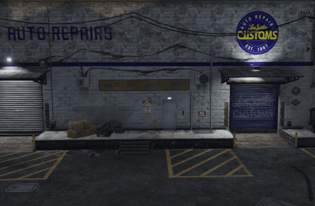 LS CUSTOMS storefront on Hawick Avenue